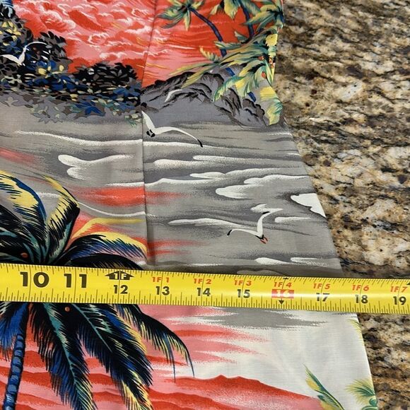 Rampage Vintage Tropical Print Sleeveless Hawaiian Wrap Sarong Dress Size 7 - Picture 7 of 8
